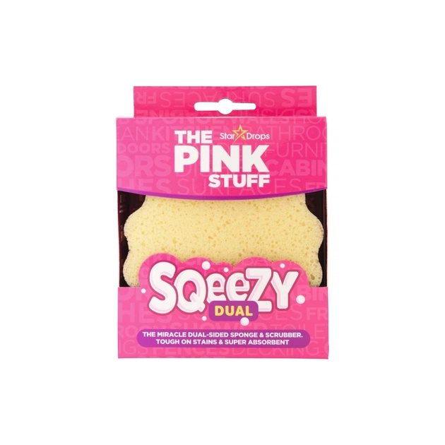 Губка для прибирання The Pink Stuff Sqeezy Dual Sided Двостороння 1 шт. (5060033823453) - зображення 2