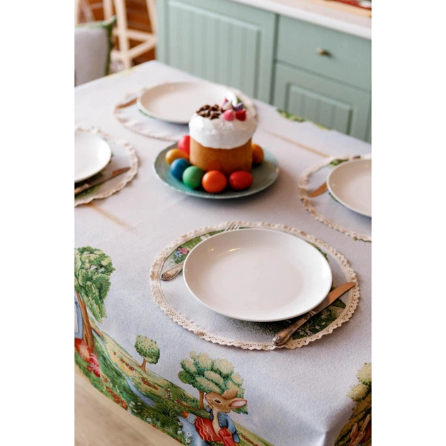 Скатертина Прованс гобеленова Галявина 135х300 см (034109) - зображення 9
