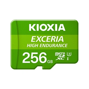Карта пам'яті Kioxia 256GB microSDXC class 10 UHS-I U3 V30 Exceria High Endurance (LMHE1G256GG2) зображення 1