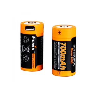 Акумулятор Fenix 16340  700 UP mAh Li-ion micro usb (ARB-L16-700UP) зображення 1