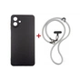 Чохол до мобільного телефона Dengos Case + Cross-body Strap Samsung Galaxy A07 Black+Grey (DG-KM-CCRB-15) - зменшене зображення 1