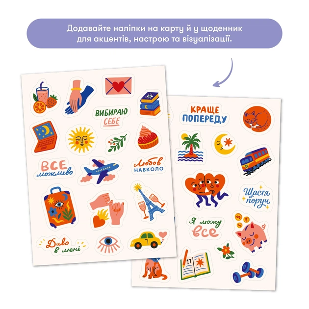 Набір для створення карти бажань Orner Перетворюй мрії в реальність (orner-3545) - зображення 9