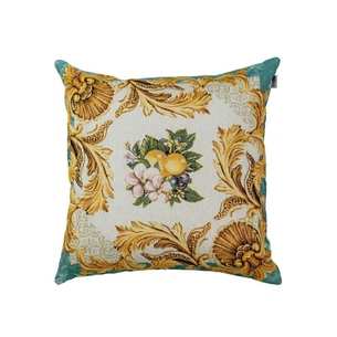 Подушка Прованс гобеленова декоративна Verna Verna Фрукти з вензелями 45х45 см (030037) зображення 1