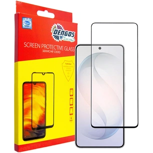 Скло захисне Dengos Full Glue Samsung Galaxy S26 Black (TGFG-442) зображення 1