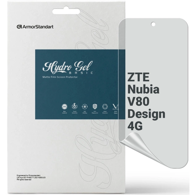Плівка захисна Armorstandart Matte hydrogel ZTE Nubia V80 Design 4G (ARM94085) - зображення 1