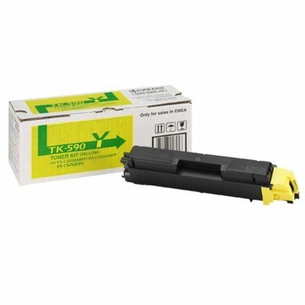 Тонер-картридж Kyocera TK-590Y yellow (FS-C2026/2126/5250) (1T02KVANL0) зображення 1