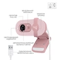 Веб-камера Logitech Brio 100 Full HD Rose (960-001623) - зменшене зображення 6