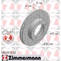 Гальмівний диск ZIMMERMANN 590.2573.52 - зменшене зображення 1