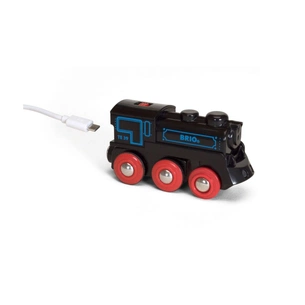 Залізниця Brio Потяг з акумулятором та USB-кабелем (33599) зображення 1