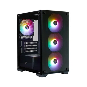 Корпус 1stPlayer X2-M-BK-4F7 зображення 1