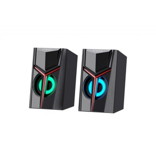 Акустична система Vinga SP-100 LED USB Black зображення 1