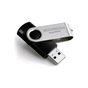 USB флеш накопичувач Goodram 16GB Twister Black USB 2.0 (UTS2-0160K0R11) - зменшене зображення 1