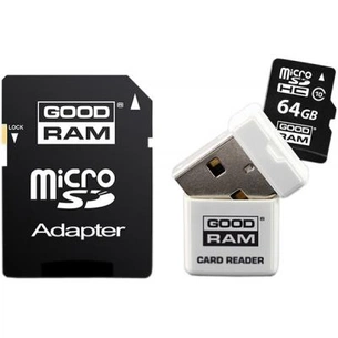 Карта пам'яті Goodram 64Gb microSDXC class 10 (USDR464GBC10R9) зображення 1