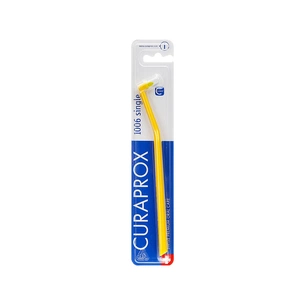Зубна щітка Curaprox CS 1006 Single & Sulcular 6 мм Монопучкова Жовта (CS 1006-12) зображення 1