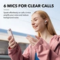 Навушники Anker SoundСore Liberty 4 NC Clear White (A3947G21) - уменьшенное изображение 5