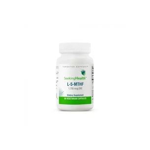 Вітамін Seeking Health Метилфолат, L-5-MTHF, 60 вегетаріанських капсул (SKH-52057) зображення 1