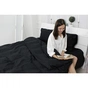 Простирадло MirSon Black Pearl 0055 150х220 см (2200000674203) - зменшене зображення 3