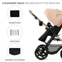 Коляска Kinderkraft 3 в 1 Moov 2 Sand Beige (KSMOOV02BEGEV00) (5902533925803) - уменьшенное изображение 11