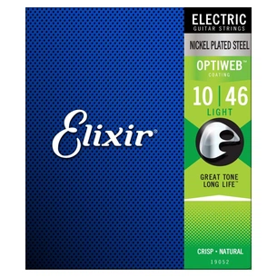 Струни для гітари Elixir 19052 Optiweb Nickel Plated Steel Light (10-46) (283943) зображення 1