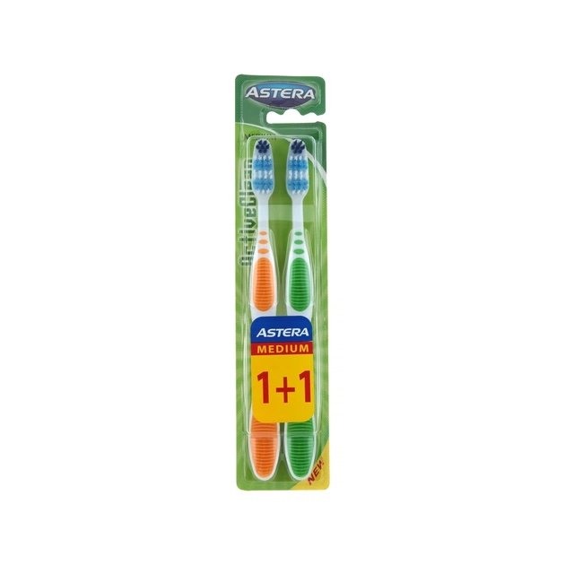 Зубна щітка Astera Active Clean 1+1 (3800046561209) - зображення 1