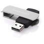 USB флеш накопичувач eXceleram 64GB P2 Series Silver/Black USB 2.0 (EXP2U2SIB64) - зменшене зображення 2