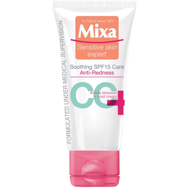 CC-крем Mixa Anti-redness догляд для чутливої шкіри обличчя 50 мл (3600550304398) - picture 1