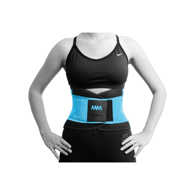 Пояс компресійний MadMax MFA-277 Slimming belt Black/turquoise L (MFA-277-TRQ_L) - picture 3