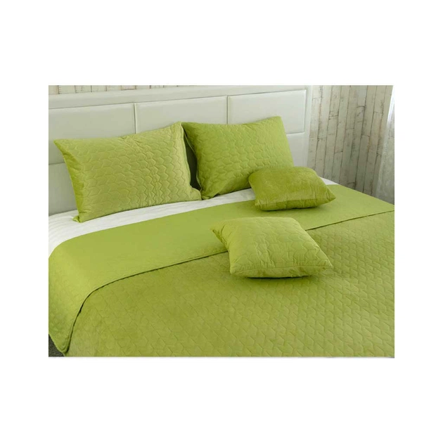 Покривало Руно двостороннє VeLour Зелене 180х220 см (340.55_Green banana) - picture 4