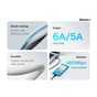 Дата кабель USB 2.0 AM to USB-C 2.0m 100W white Baseus (CALD000702) - зменшене зображення 8