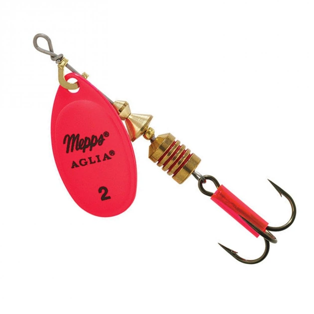 Блешня Mepps Aglia Fluo red 4.5гр №2 (30166 702) - изображение 1