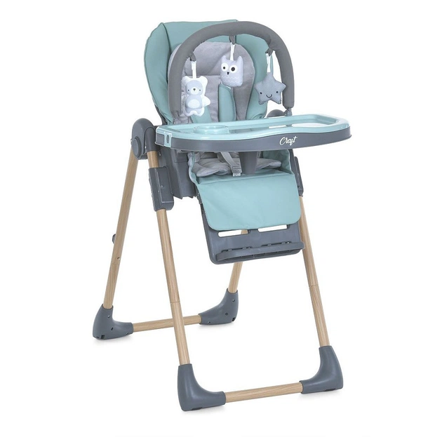Стілець для годування El Camino ME 1115-W CRAFT mint - изображение 1