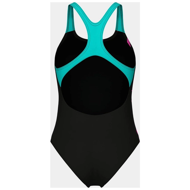 Купальник Arena Graphic Swimsuit Swim Pro L 010809-580 чорний, блакитний, рожевий 44 (3468337757443) - зображення 9