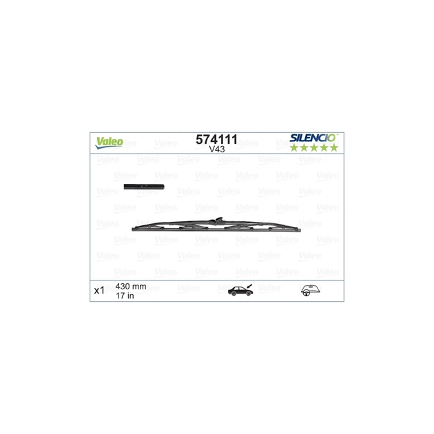 Щітка склоочисника Valeo 574111 - зображення 1