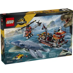 Конструктор LEGO Jurassic World Нападение мозазавра на лодку (77983) изображение 1