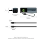 Батарея універсальна Vention 20000 mAh 165W Gray TFT Display Type (FKFH0) - зменшене зображення 3