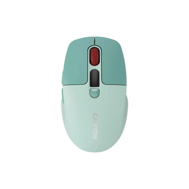 Мишка Canyon MW-26 LCD Silent Wireless/Bluetooth Green (CNS-CMSW26GR) - зображення 1
