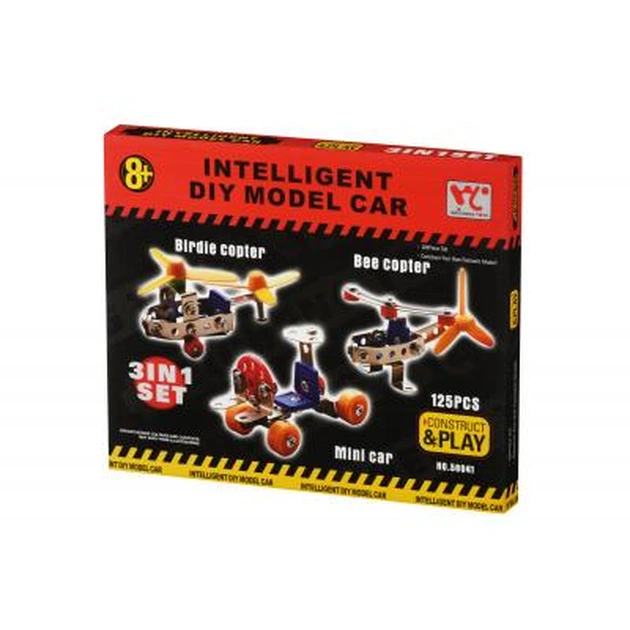 Конструктор Same Toy Inteligent DIY Model Car 3в1 125 ел. (58041Ut) - зображення 1
