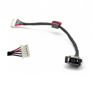 Роз'єм живлення ноутбука з кабелем Lenovo PJ953 (прямоугольный + center pin), 5-pin,12 см (A49114) зображення 1