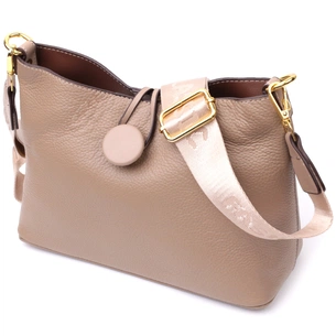 Сумка Vintage З натуральної шкіри Бежева (22320) зображення 1