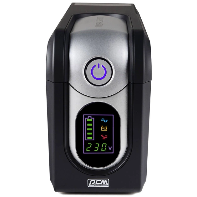 Пристрій безперебійного живлення Powercom IMD-625AP LCD (IMD-625AP LCD Schuko) - зображення 1