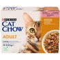 Вологий корм для кішок Purina Cat Chow Adult з лососем і зеленою квасолею 85 гх10 шт (7613036596039) - зменшене зображення 1