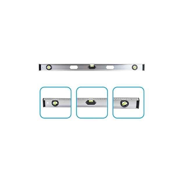 Уровень Alloid 80см, 3 капсулы, 2 ручки (LD-02080) - изображение 1