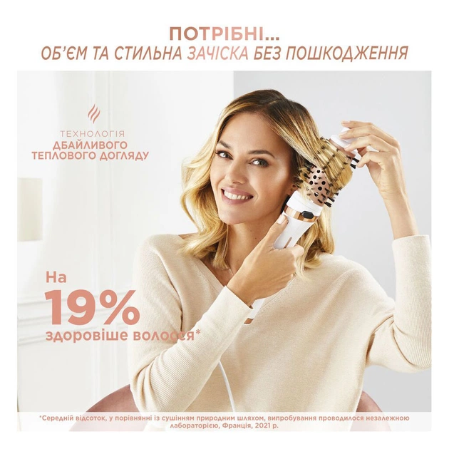 Фен-щітка Rowenta CF9720F0 - зображення 8