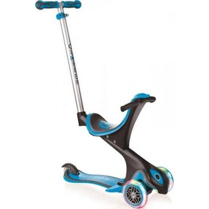 Самокат Globber Go up comfort lights 5 в 1 синій з підсвічуванням (459-100-2) зображення 1