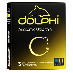 Презервативи Dolphi Anatomic Ultra Thin 3 шт. (4820144770531) picture 1