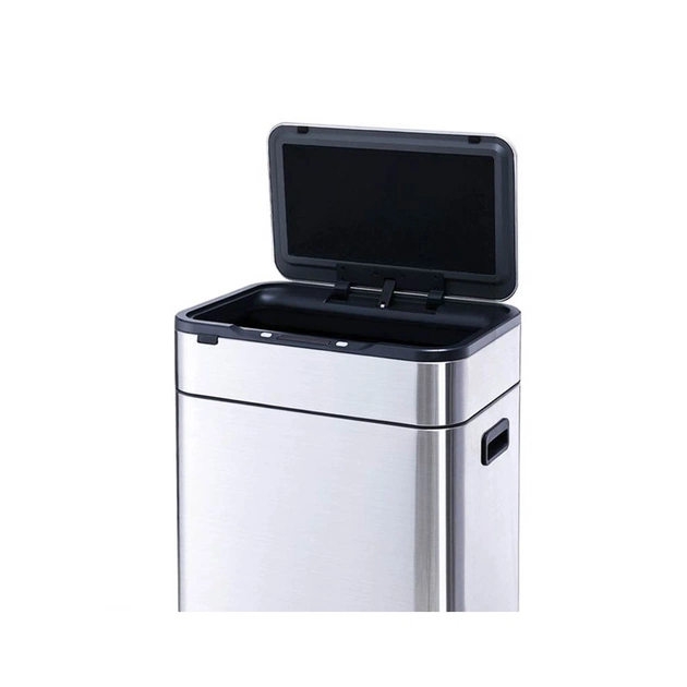 Контейнер для сміття JAH Сенсорний на ніжках Срібний металік 40 л (20255) - picture 4
