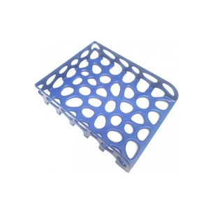 Лоток для паперів Optima горизонтальний пластик, темно-синій (O36346) зображення 1