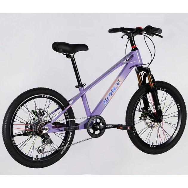 Велосипед Space 20" KID ALIOTH DD FR рама-11" MG 2025 фіолетовий (OPS-SK-20-017) - зображення 3