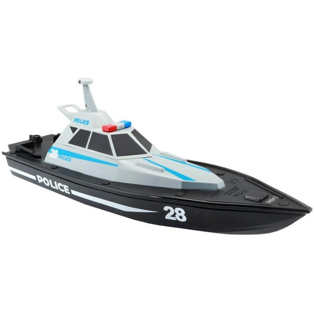 Радіокерована іграшка Maisto Катер Speed Boat - Police (82196 black/grey) - изображение 1