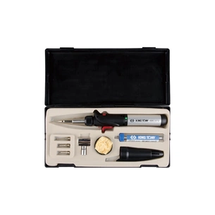 Газовий паяльник KING TONY 150 Вт, з комплектом змінних насадок (6BC3007) изображение 1